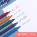 Minimalism  Dream back  To' DunHuang Color Gel Pen 5 Colors Vintage Color Macarons Pens Gift Set